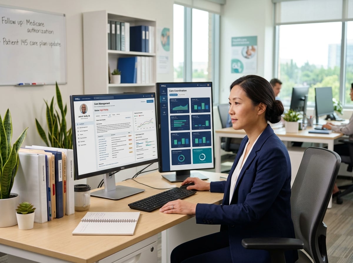 Care manager coordinating focused care for a complex condition